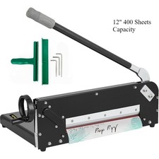VEVOR Guillotine Paper Cutter 12",Heavy Duty Paper Cutter A4 400 Sheets, NEW