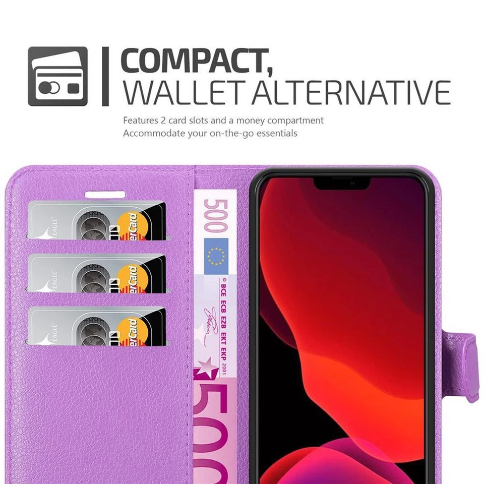 外壳 适合 Apple iPhone 12 PRO MAX 保护书 钱包式手机 保护套 磁性 — 第 4/4 张图片