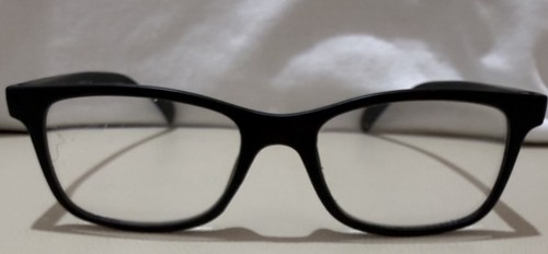 Brooks Frames 522421 Black Rectangular Glasses +2.50 50-17-143 With Case
