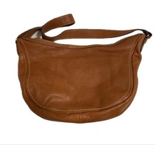 Tsuchiya Kaban Brown Leather Shoulder Bag Vintage Discontinued Model