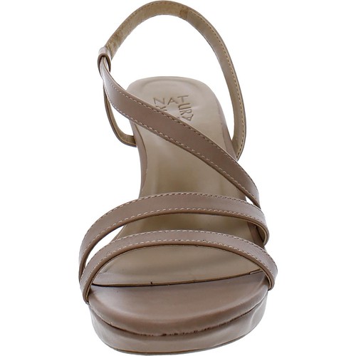 Naturalizer Womens Brenta Beige Strappy Sandals Shoes 9 Medium (B,M) BHFO 1102 - 第 3/3 張圖片
