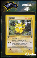 Carte Pokémon Pikachu 60/64 Edition 1 Ed 1 Jungle Wizards FRA
