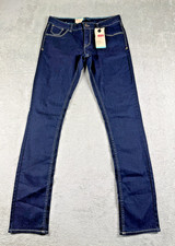 NWT Levi's Youth Girl's Skinny Denim Jeans Low Rise Dark Wash Size 16Reg