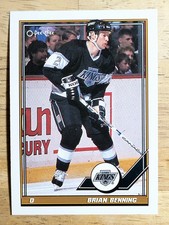 1991-92 O-Pee-Chee #359 Brian Benning