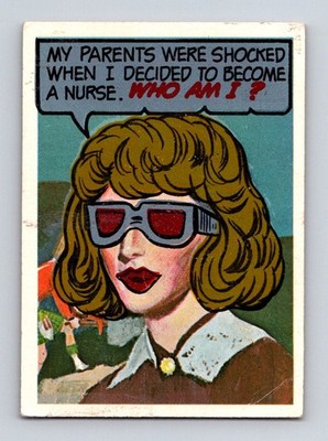 1967 Topps Who Am I? Florence Nightingale #39 Unscratched