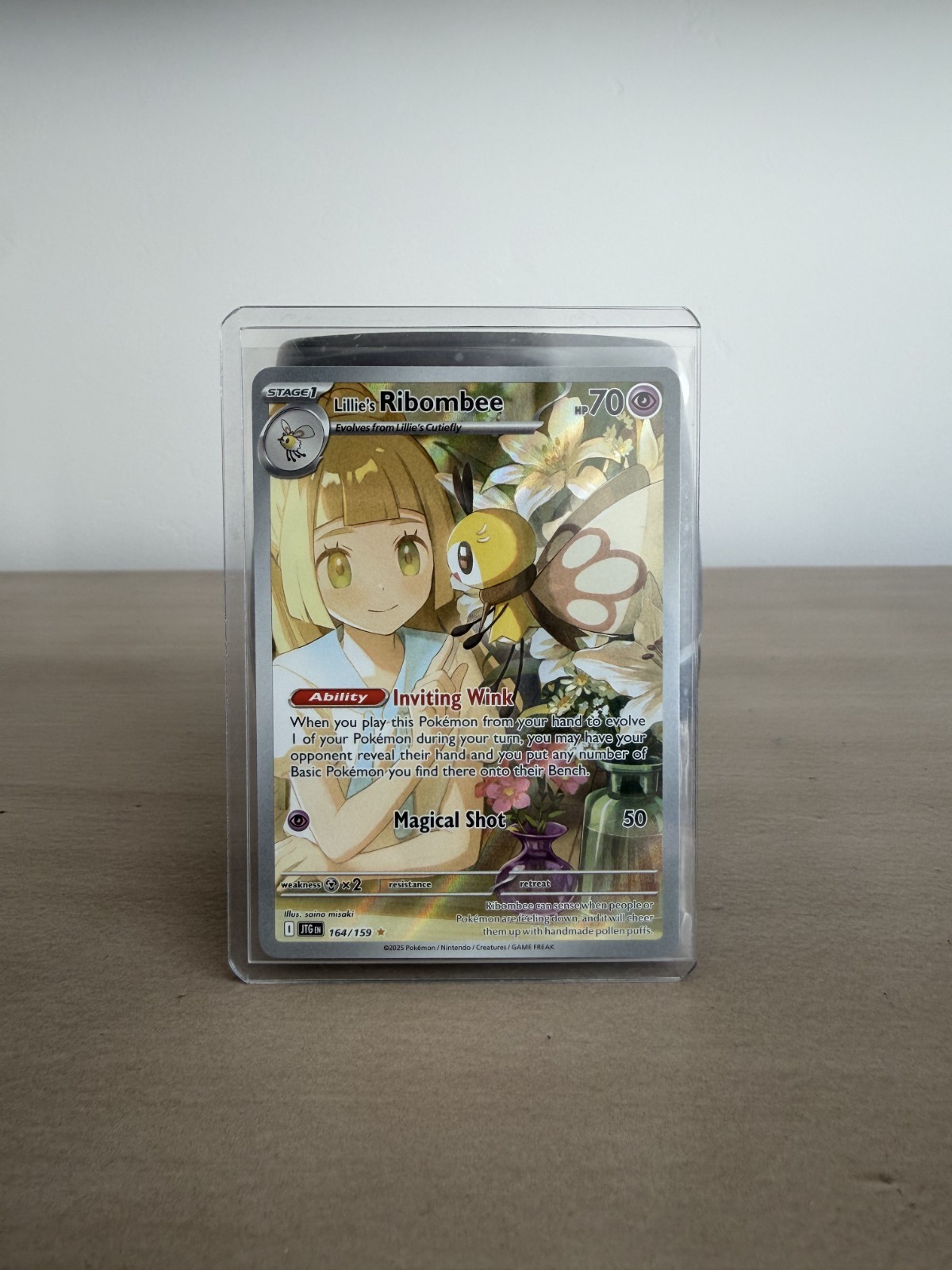 Lillie's Ribombee 164/159 Sv09: Journey Together Holo