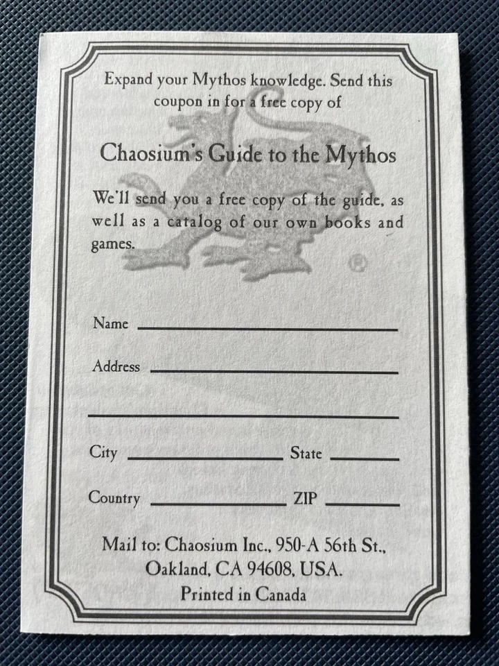 Mythos CCG The Haunted House RARE - Image 2 of 3