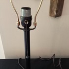 Pair Of Tiffany Style Stained Slag Glass Mission Table Lamps Pull Chain Design — photo 10