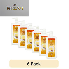 6 pack Equate Total Moisturizing Body Wash with Shea Butter, 33.8 fl oz,
