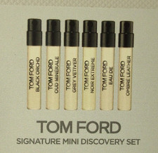 Tom Ford EDP 6 Pc Signature Fragrance Sampler Discovery Set SALE HELPS DOGS CATS