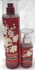 Bath Body Works Japanese Cherry Blossom Fine Fragrance Mist 8oz Travel Sz 2.5