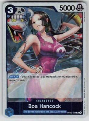 Boa Hancock OP13-051 Foil Carrying On His Will Near Mint EN