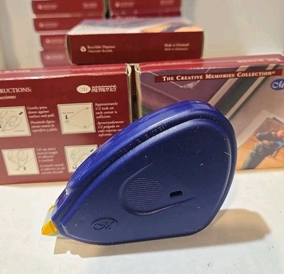 6 Creative Memories Tape Runners (Blue Tool) 34 ft. Double-Sided Self Adhesive