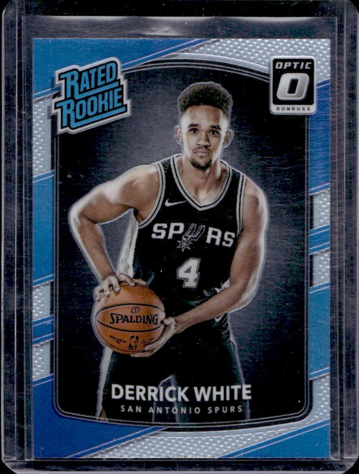 2017-18 Donruss Optic Derrick White Holo Rookie RC #172 Spurs