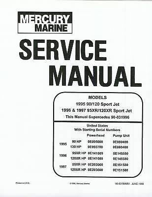 Sport Jet 95 120 Service Manual Sea Ray Sportjet Mercury ...