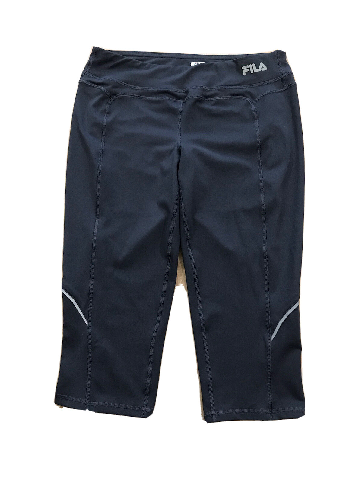 FILA Sport Performance Leggings Donna Crop Capri Grigio Taglia S