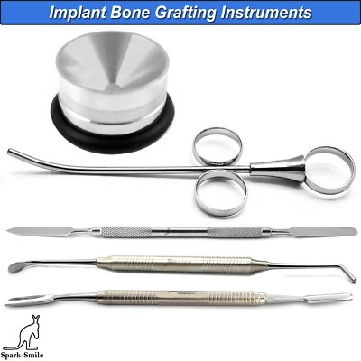 Implant Bone Graft Syringe Dental Instruments Scoop Carrier Mixing Amalgam Well