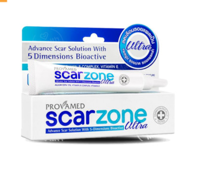 Provamed Scarzone Ultra Cream Scar Gel Reduce Fade Acne Burns Scald Smooth 10 gm