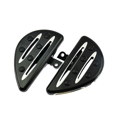 Defiance Noir Passenger repose-pieds pédale pour Harley Sportster Softail Dyna