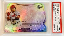 2014 Bowman Platinum Mike Trout Cutting Edge Stars Die-Cut Variation PSA 10 💎