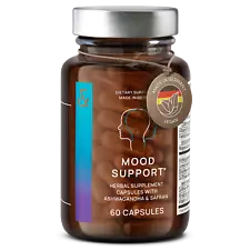 Mood Support Supplement - Stress & Anxiety Relief - Serotonin Dopamine Booster 