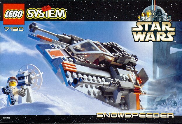 LEGO 7130 System Star Wars Snowspeeder 7-12 Retired 1999 From 