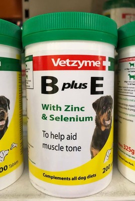 vetzyme b plus e tablets