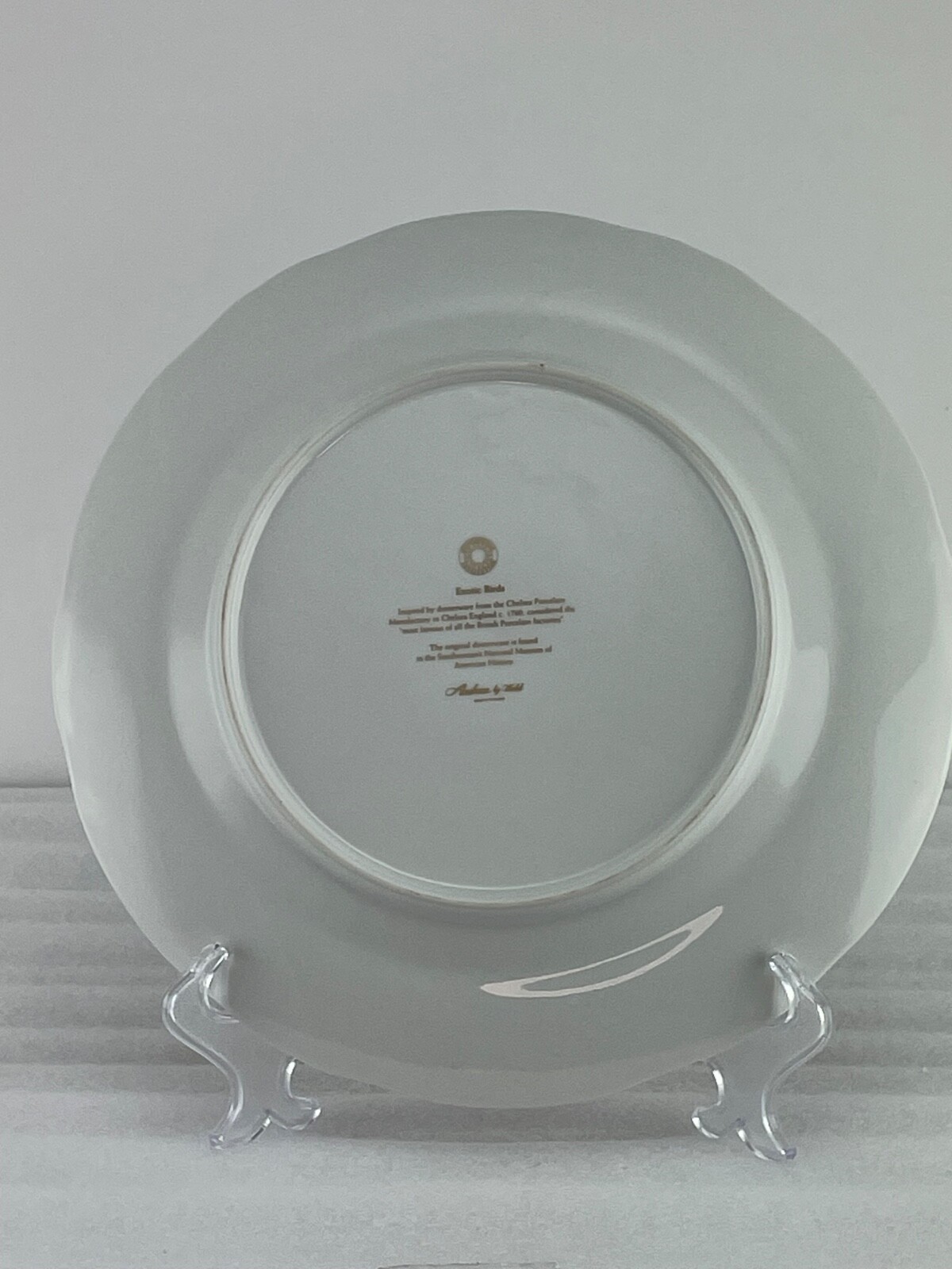 Andrea by Sadek EXOTIC BIRDS 8 1/4" Salad PLATE  "Pattern A"