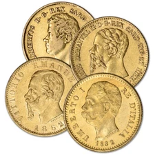 Italy Gold 20 Lire .1867 oz - XF/AU - Random Date