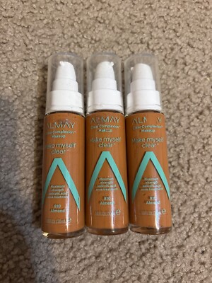 Almay Clear Complexion Foundation Make Myself Clear 810 Almond 3pcs Mixed Read