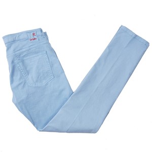 sky blue cotton jeans