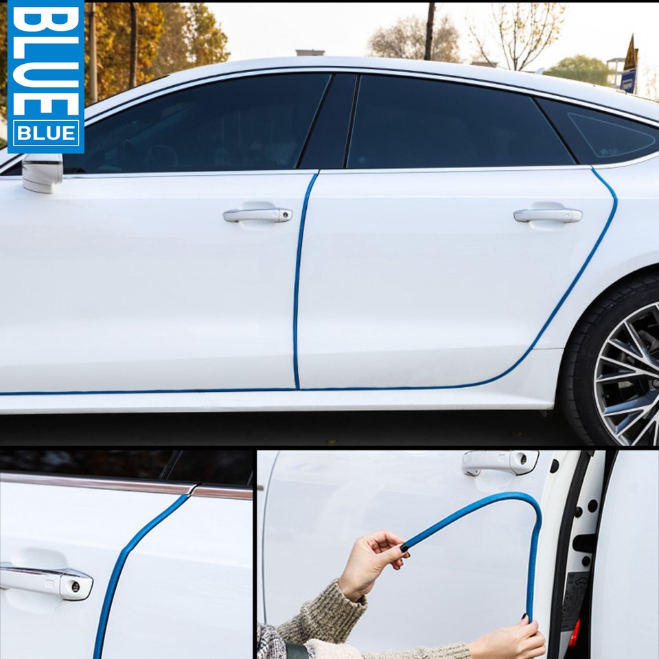 6M Car Rubber Seal Trim Molding Strip Door Edge Lock Protector head