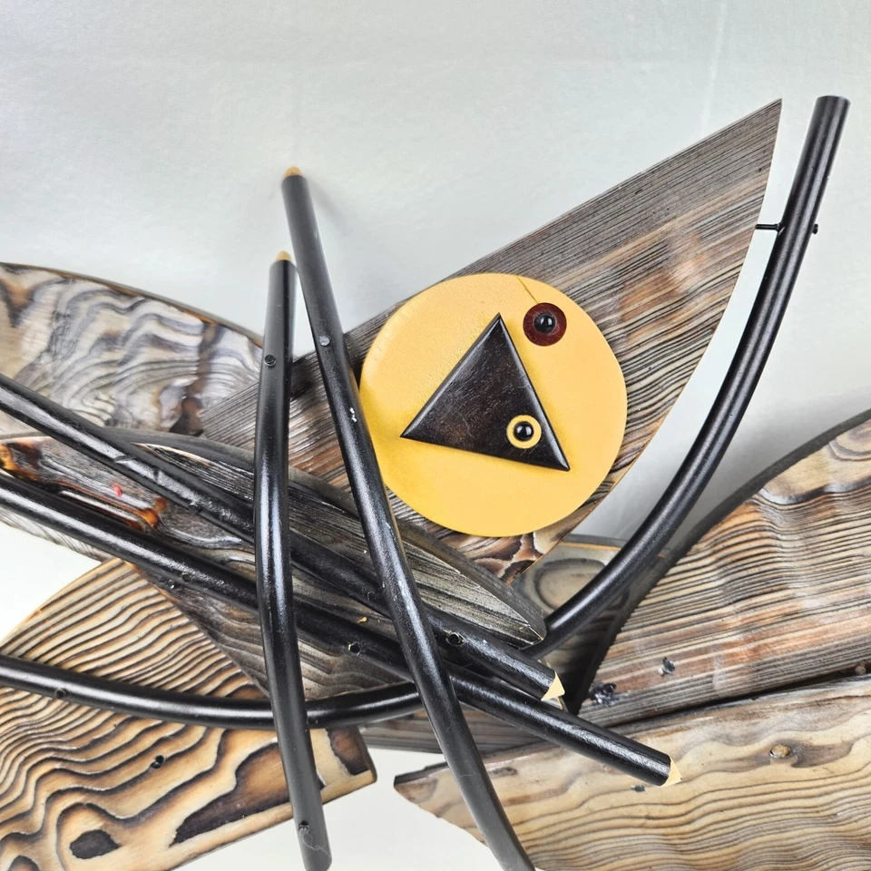 Reloj Funky Arte Madera Hecho a Mano Foto 3 de 4