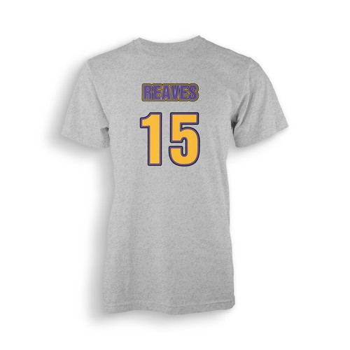 Reaves T-shirt Adult Gold Medium lakers los angeles austin - Picture 5 of 7