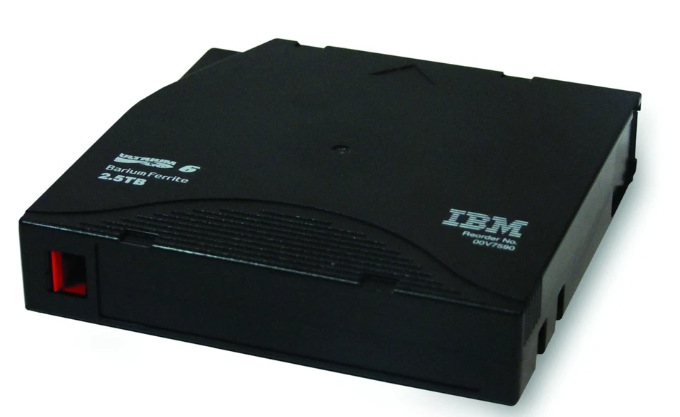 IBM LTO Ultrium 6 cartucho de datos 00V7590 2,5 TB/6,25 TB bario-ferrita búfer copia de seguridad - Imagen 2 de 3