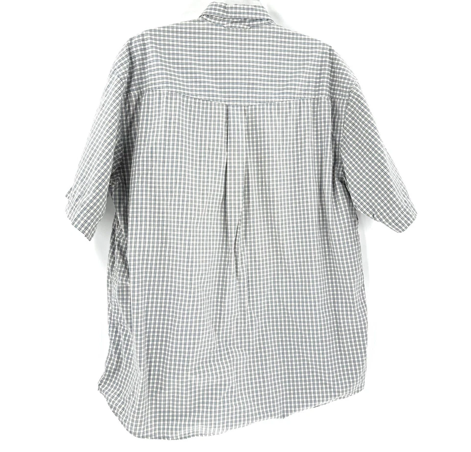 Roper Western Shirt Men Size XL Blue Check Cowboy Rodeo Work Button Down Cotton - Image 2 of 4