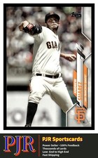 2020 Topps Update #U-217 Andrew Suarez San Francisco Giants
