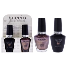 Cuccio Match Makers 2 Pc Set - Coffe Tea or Me- 0.43oz Colour Nail Polish & More