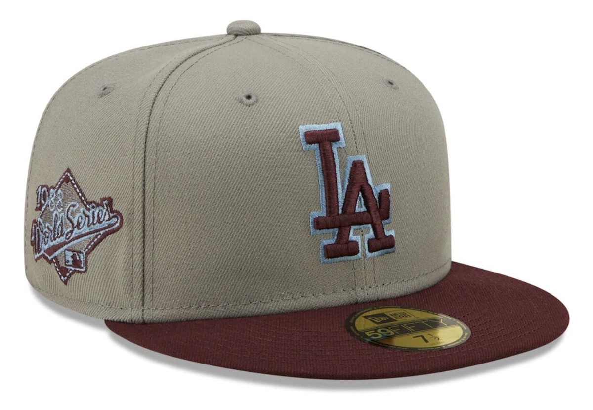 Los Angeles Dodgers グレーキャップ 7 5/8 New Era Los Angeles Dodgers Harvest 59FIFTY Hat Size 7 5/8