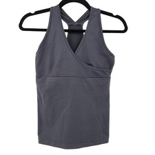Women's Small Tank Top Racerback Built In Bra Yoga Athleticwear Athleisure