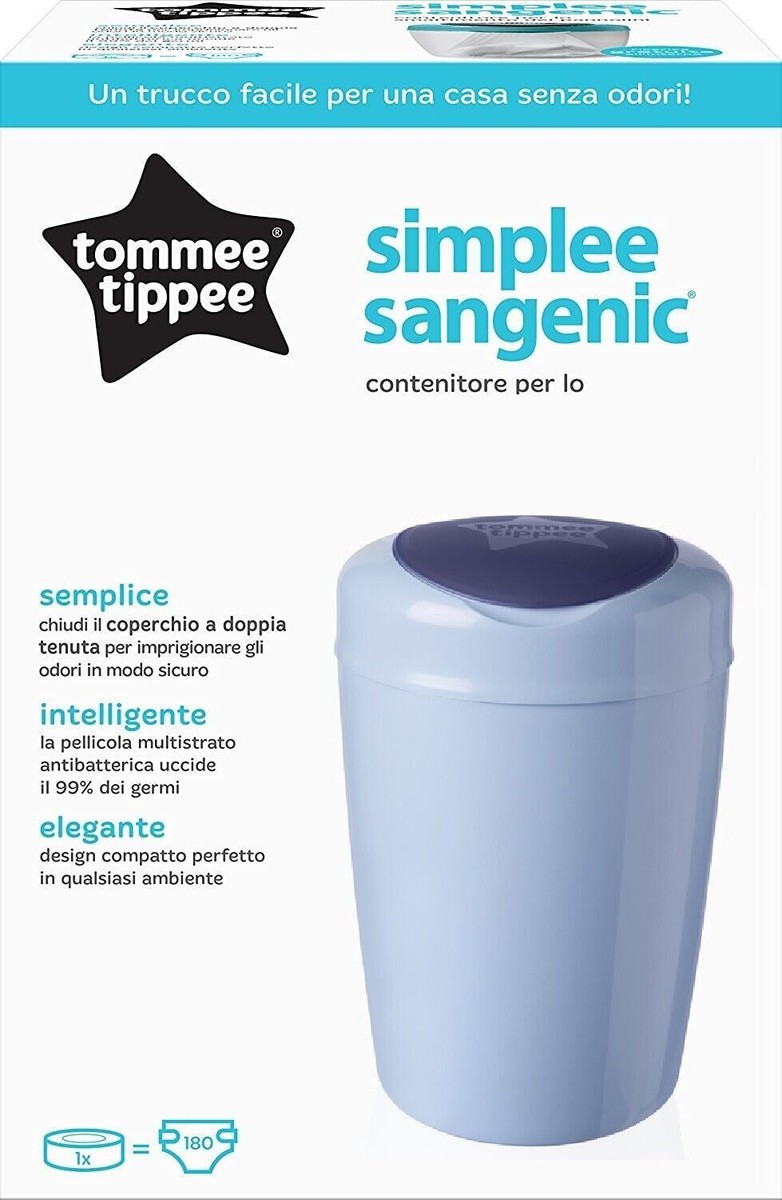 Tommee Tippee Simplee Sangenic Nappy Disposal System Includes 1x