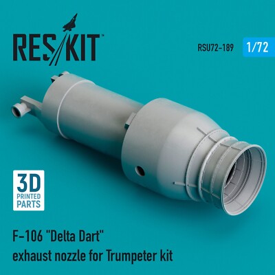 ResKit RSU72-0189 Scale 1:72 F-106 ''Delta Dart'' Exhaust Nozzle for Trumpeter kit