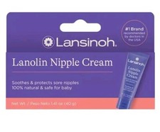 2 Pack LANSINOH LANOLIN Breastfeeding NIPPLE CREAM 1.41 Oz/ea Exp 11/2027