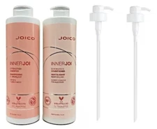 JOICO InnerJoi™ Strengthen Shampoo & Conditioner 33.8 fl.oz Duo + Liter Pumps