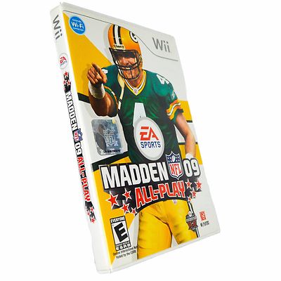 Madden NFL 09 All-Play Nintendo Wii 2008 Complete Video Game ...