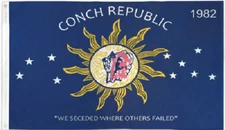 2X3 Conch Republic 1982 Key West WE SECEDED WHERE OTHERS HAVE FAILED 100D Flag
