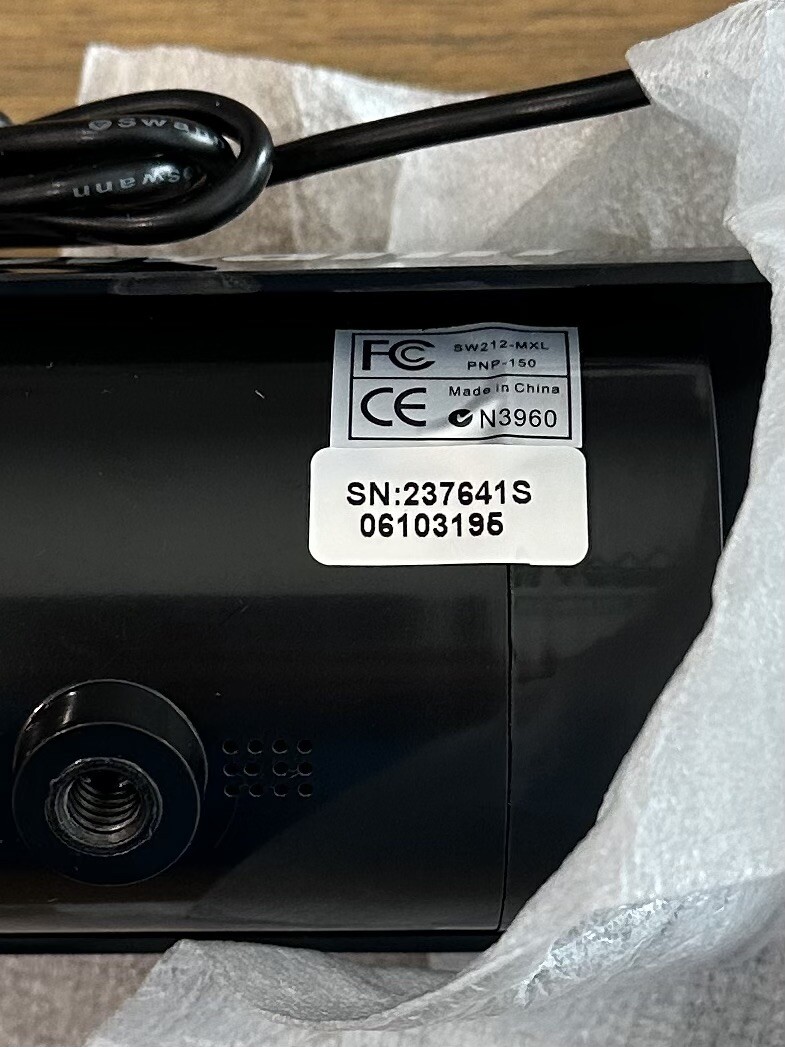 Swann SW212-MXL MaxiBrite Cam Security Camera (Black) 4-Pack (No Mounting Stand)