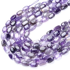Natural Amethyst Rectangle Cube 11X9MM 18X11MM 21X10MM 20X12MM Loose Beads D421