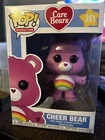 Funko Pop! Animation Care Bears Cheer Bear #351 Vaulted/Retired Vinyl Figure