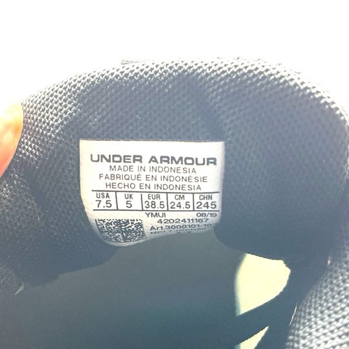 Under Armour Womens Micro G Pursuit 3000101-103 Gray Running Shoe Size 7.5 Used - Picture 23 of 24